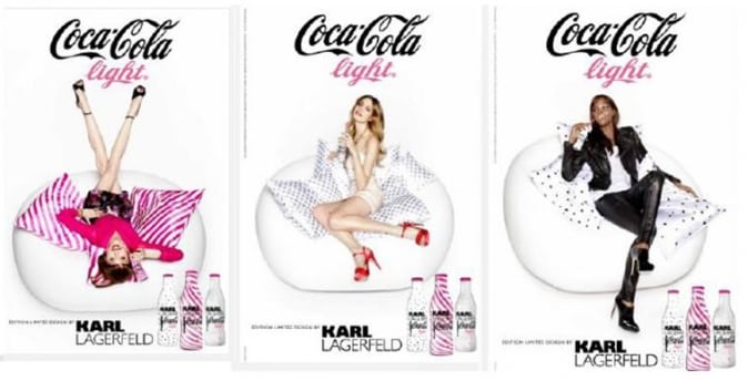 KarlLagerfeldCocaColaModels