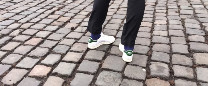 Geestig Kiwi Marty Fielding Welke kleur sokken in je witte sneakers - LovestoHAVE