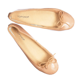 Topshop-ballerina-salmon