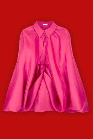 Miu Miu’s pink cape