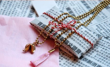 Fortune cookie ketting