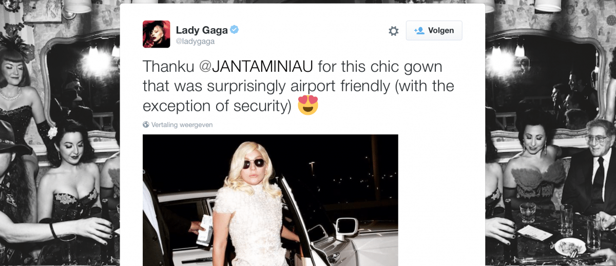 Lady Gaga flying high in Jan Taminiau