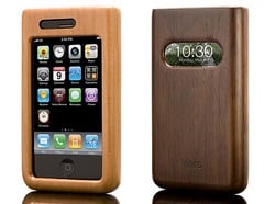 iPhone en iPad houten beschermhoes