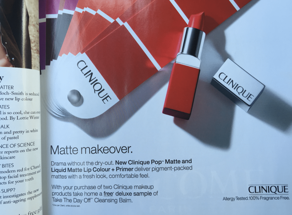 Clinique matte lipstick