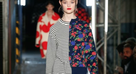 DIY op de catwalk: pieced-together sweater