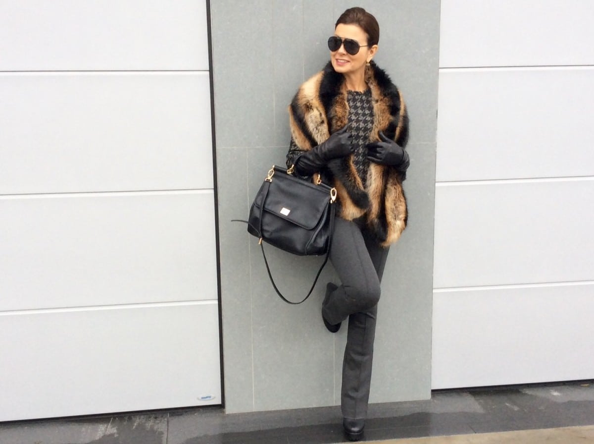 Winterklaar en stylish met faux-fur Zara stola
