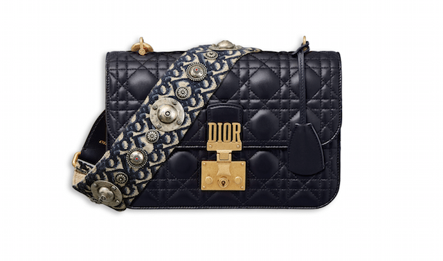 Dior Addict Flap Bag met oblique shoulder strap