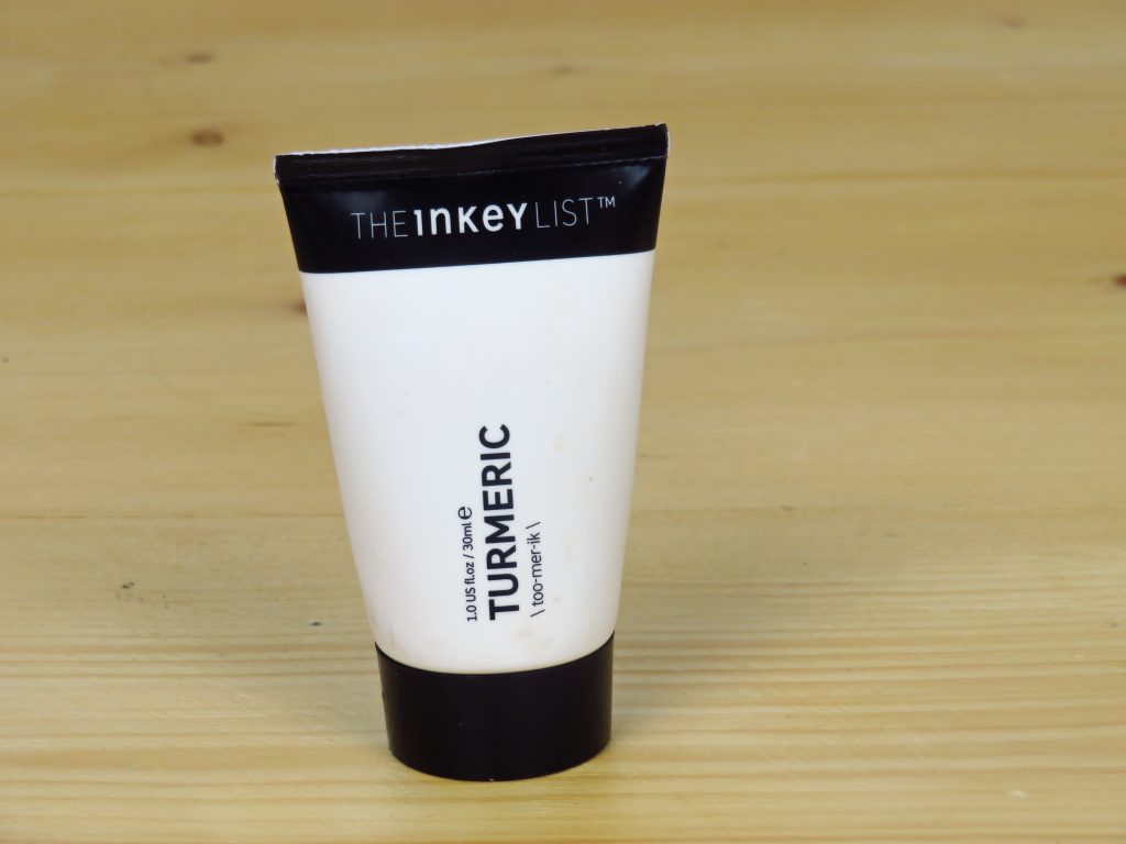 Dagcreme, the inkey list, turmeric, kurkuma, ontstekingsremmend, elasticiteit bevorderend, hydraterend, egaliserend.