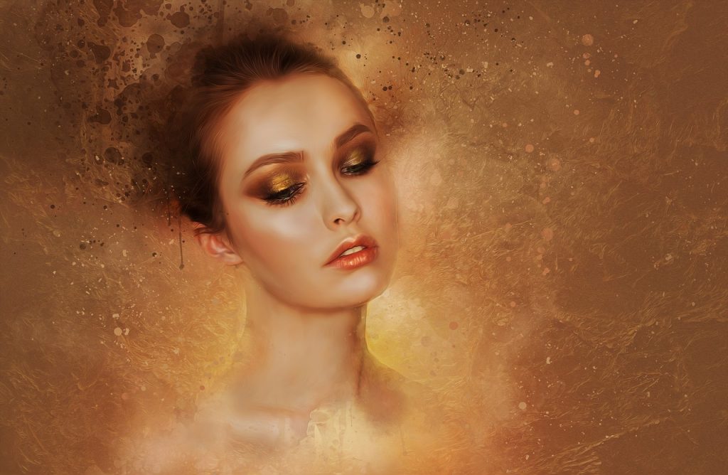 metallic mood, koper, brons, warme gouden tinten, make-up, eyeliner, oogschaduw