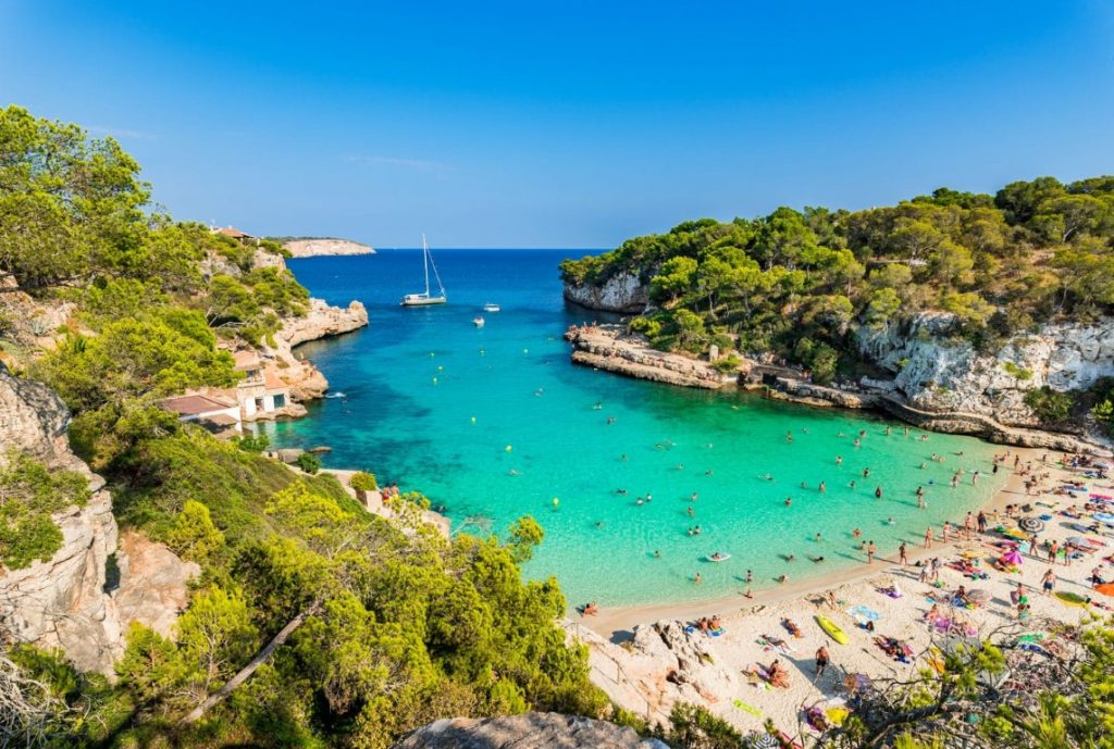 Populairste baai van Mallorca is Cala Ratjada