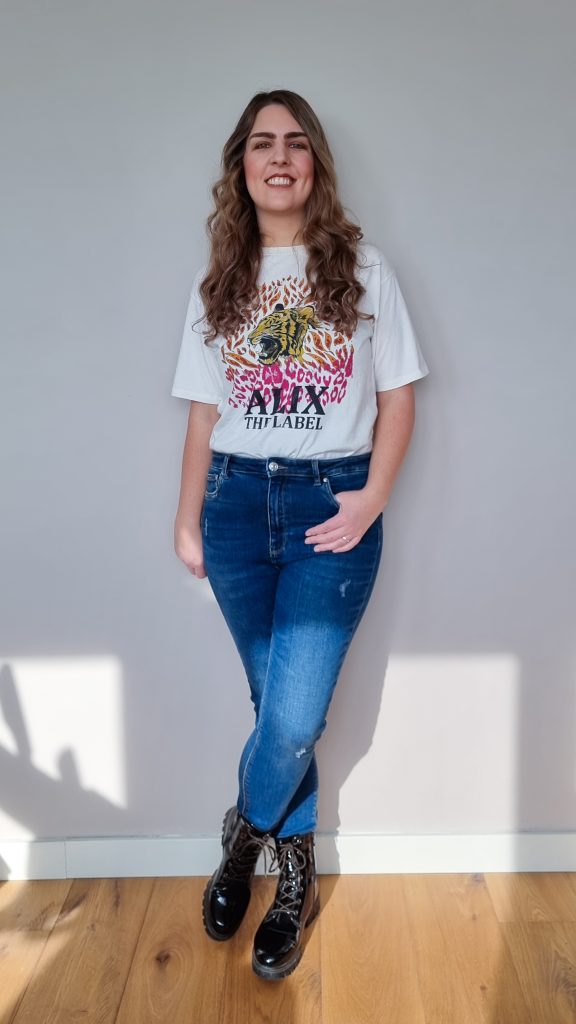 Alix The Label Fire Tiger T-shirt