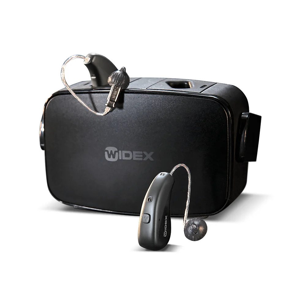 Oplaadstation voor Widex MOMENT Sheer 440 sRIC gehoortoestel met PureSound technologie